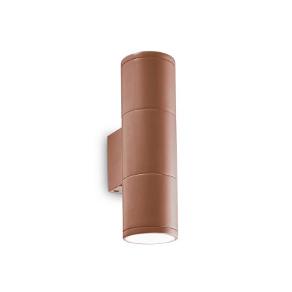 Ideal Lux - Applique da esterno GUN 1xGU10/35W/230V 21 cm IP44 marrone