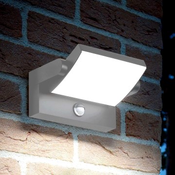 Ideal Lux - Applique da esterno LED con sensore SWIPE LED/21W/230V CRI 90 IP54 bianca