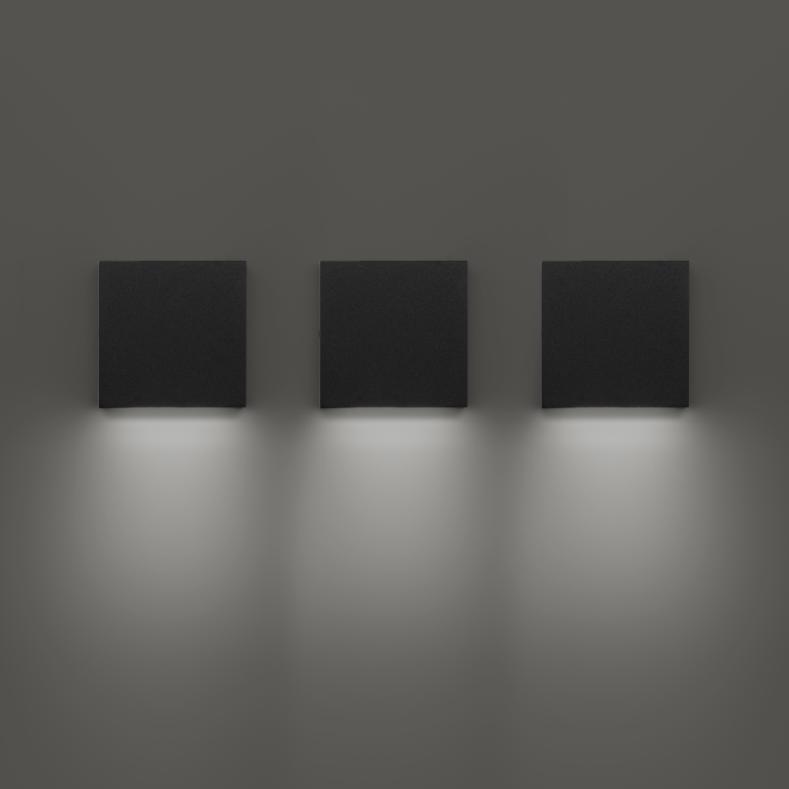 Ideal Lux - Applique da esterno POST-IT LED/3W/12V IRC 90 nero