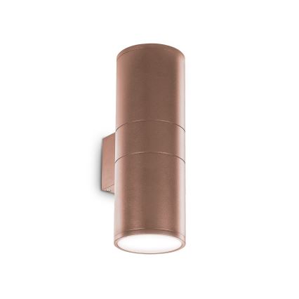 Ideal Lux - Applique da parete per esterni GUN 1xE27/60W/230V 31 cm IP54 marrone