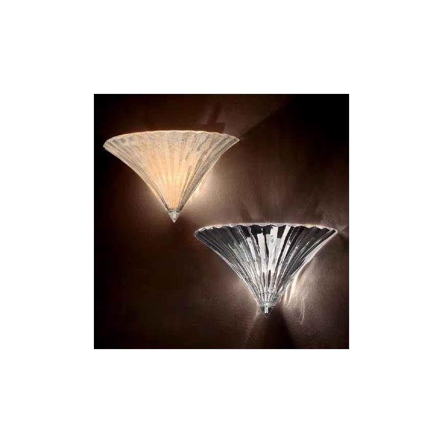 Ideal Lux - Applique da parete SANTA 1xE14/40W/230V trasparente