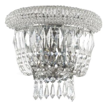 Ideal Lux - Applique di cristallo DUBAI 2xE14/28W/230V cromo lucido