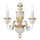 Ideal Lux - Applique FIRENZE 2xE14/40W/230V bianco/oro