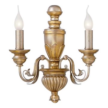 Ideal Lux - Applique FIRENZE 2xE14/40W/230V oro