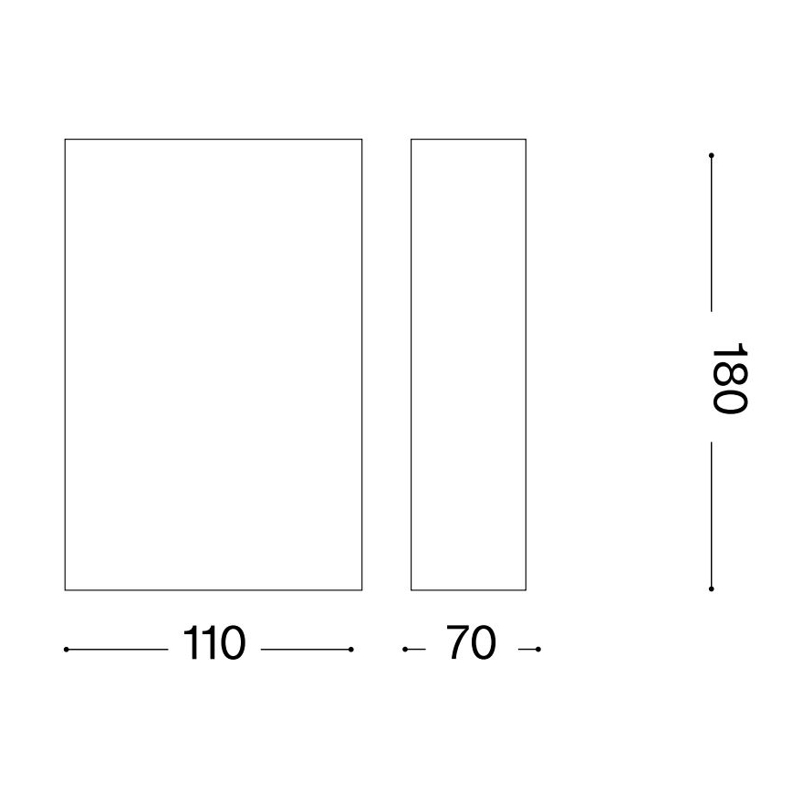 Ideal Lux - Applique FLASH 1xG9/40W/230V bianco