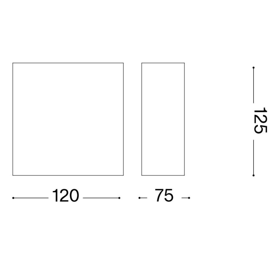 Ideal Lux - Applique FLASH GESSO 1xG9/40W/230V bianco
