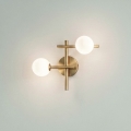 Ideal Lux - Applique LED da parete ATLAS 2xG9/3W/230V dorata