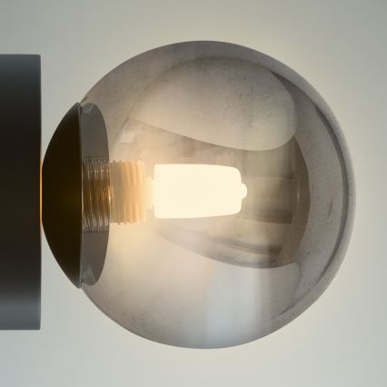 Ideal Lux - Applique murale LED PERLAGE 1xG9/3W/230V noir/noir fumé