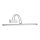 Ideal Lux - Applique LED pour tableau BOW LED/8W/230V chrome brillant