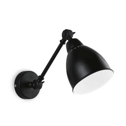 Ideal Lux - Applique murale 1xE27/42W/230V noire