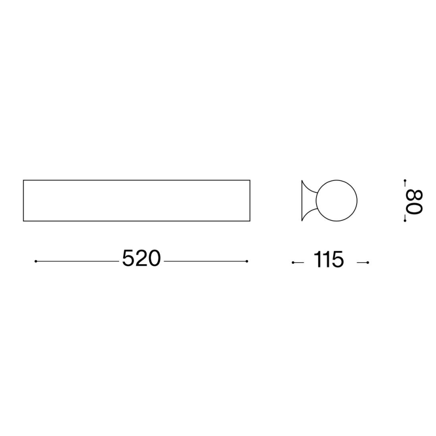 Ideal Lux - Applique murale CAMERINO 3xE14/40W/230V blanc