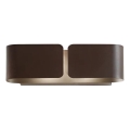 Ideal Lux - Applique murale CLIP 2xE27/60W/230V marron