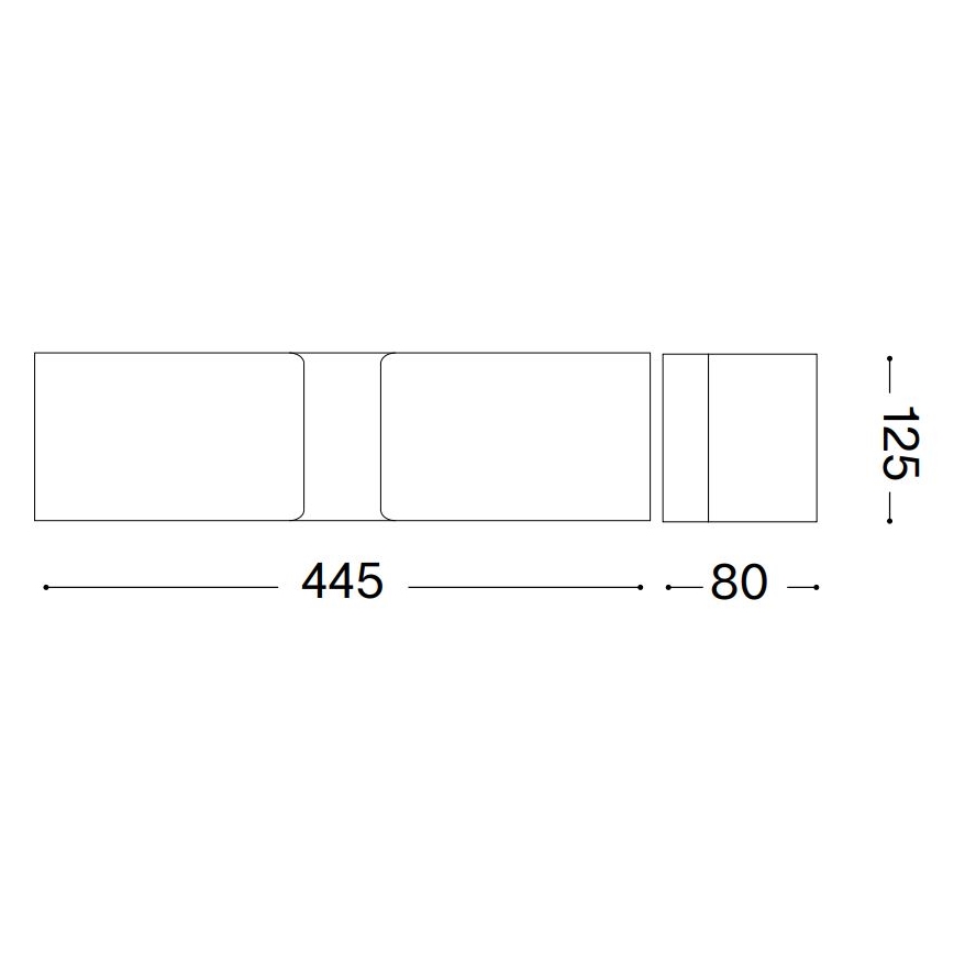 Ideal Lux - Applique murale CLIP 2xE27/60W/230V marron