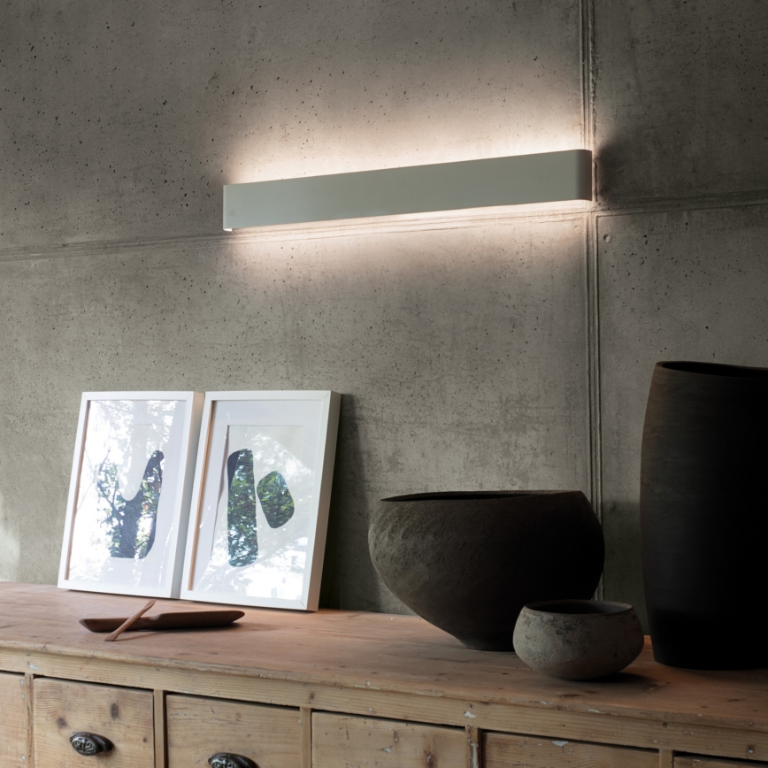 Ideal Lux - Applique murale DELTA LED/30W/230V 3000K 83 cm CRI 90 blanc