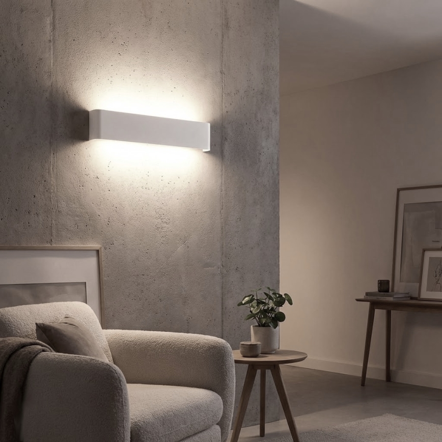 Ideal Lux - Applique murale DELTA LED/30W/230V 4000K 83 cm CRI 90 blanc
