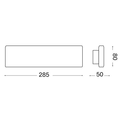 Ideal Lux - Applique murale DESK LED/12,5W/230V CRI 90 blanc