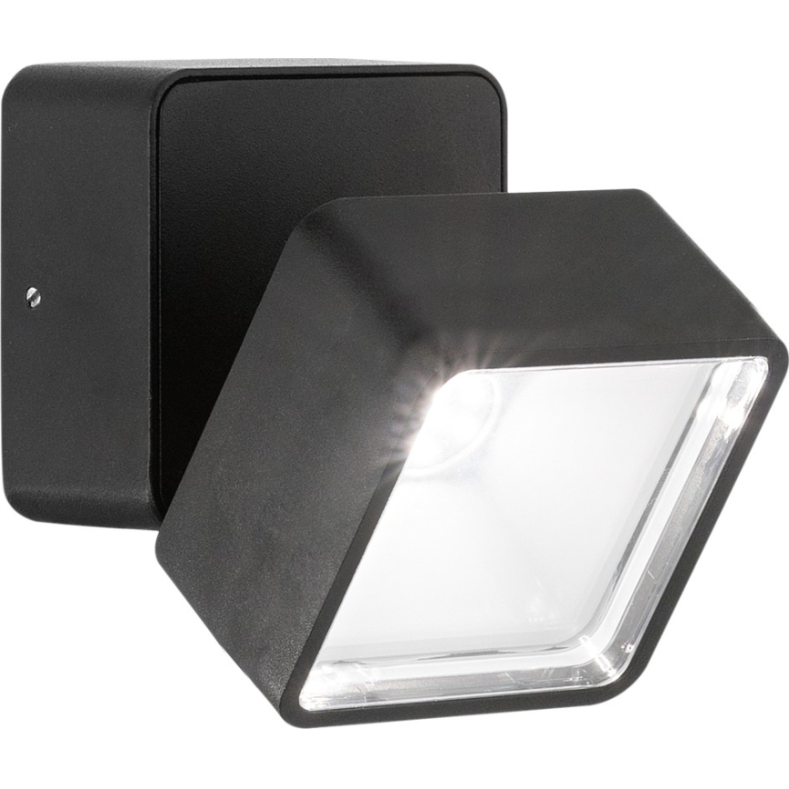 Ideal Lux - Applique murale d'extérieur LED OMEGA LED/7W/230V CRI 90 IP54 marron
