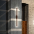 Ideal Lux - Applique murale d'extérieur LINEA LED/20W/230V CRI 90 104 cm IP54 marron