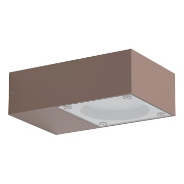 Ideal Lux - Applique murale d'extérieur SIRIO 1xGX53/9W/230V IP65 brun