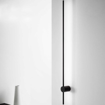 Ideal Lux - Applique murale ESSENCE LED/19W/230V 4000K 124 cm CRI 90 noir