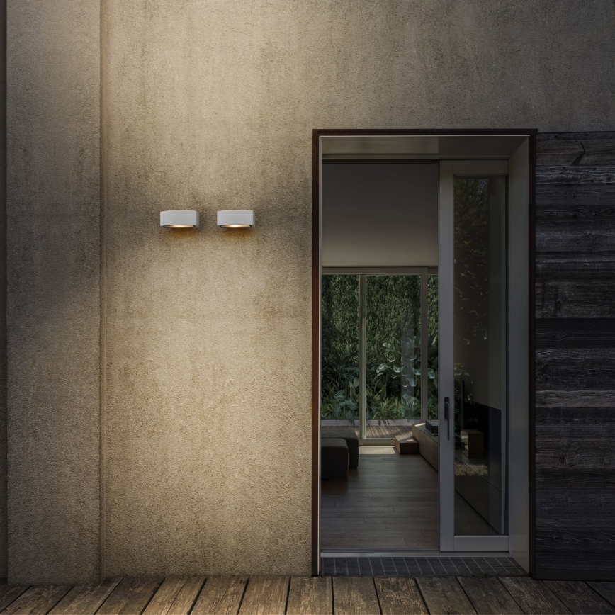 Ideal Lux - Applique murale extérieure ANDROMEDA 1xE27/60W/230V IP55 blanc