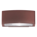 Ideal Lux - Applique murale extérieure ANDROMEDA 1xE27/60W/230V IP55 marron