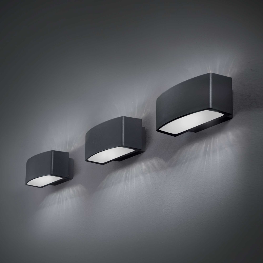 Ideal Lux - Applique murale extérieure ANDROMEDA 1xE27/60W/230V IP55 noir