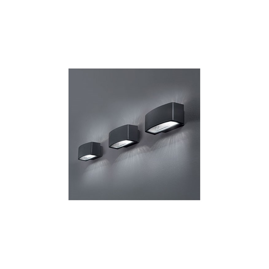Ideal Lux - Applique murale extérieure ANDROMEDA 2xE27/60W/230V IP55 anthracite