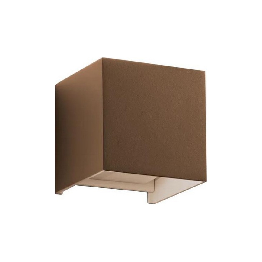 Ideal Lux - Applique murale extérieure ATOM LED/12W/230V CRI 90 IP54 marron