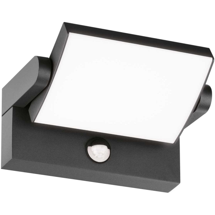 Ideal Lux - Applique murale extérieure avec détecteur SWIPE LED/21W/230V CRI 90 IP54 anthracite