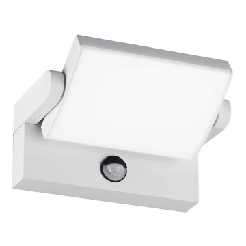 Ideal Lux - Applique murale extérieure avec détecteur SWIPE LED/21W/230V CRI 90 IP54 blanc