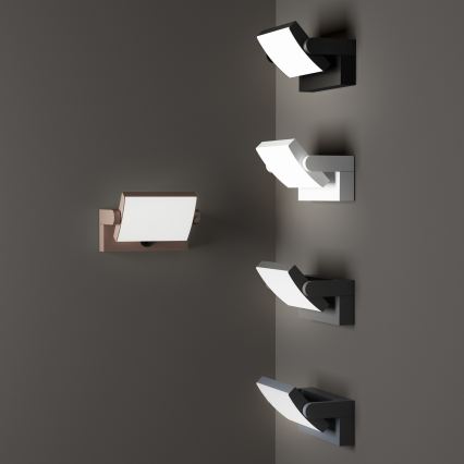 Ideal Lux - Applique murale extérieure avec détecteur SWIPE LED/21W/230V CRI 90 IP54 marron