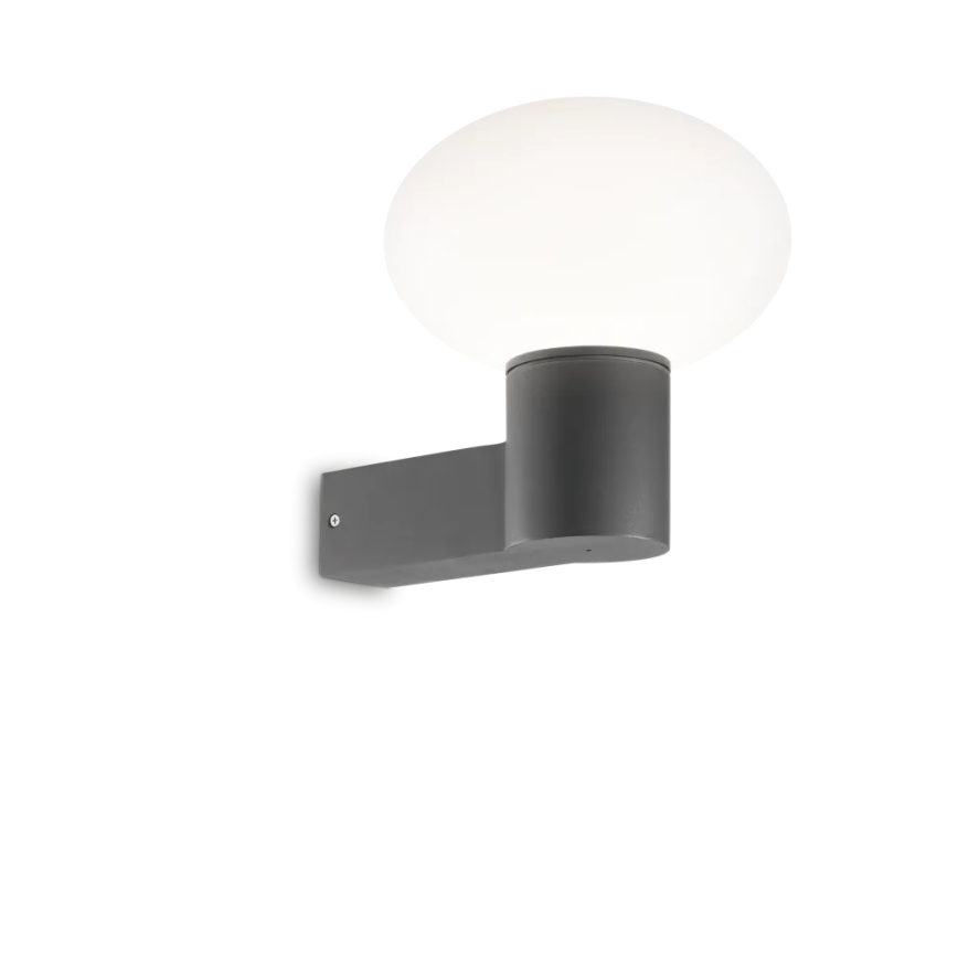 Ideal Lux - Applique murale extérieure CLIO 1xE27/42W/230V IP44 anthracite