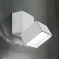 Ideal Lux - Applique murale extérieure LED OMEGA LED/7W/230V IRC 90 IP54 blanche