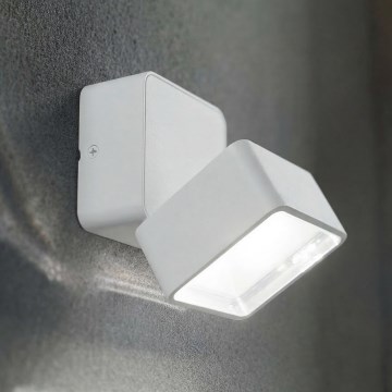 Ideal Lux - Applique murale extérieure LED OMEGA LED/7W/230V IRC 90 IP54 blanche