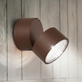 Ideal Lux - Applique murale extérieure LED OMEGA LED/7W/230V IRC 90 IP54 marron
