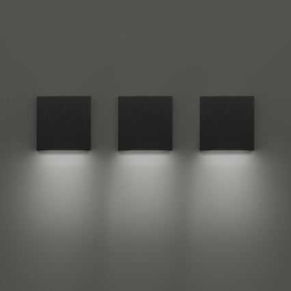 Ideal Lux - Applique murale extérieure LED POST-IT LED/3W/12V IRC 90 noir