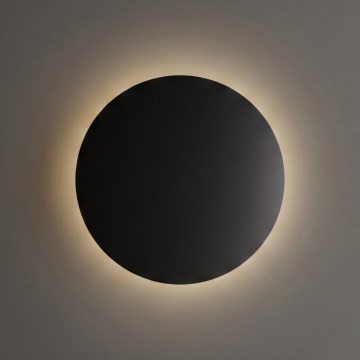 Ideal Lux - Applique murale extérieure LED PUNTO LED/16W/230V IRC 90 Ø 30 cm IP54 noire