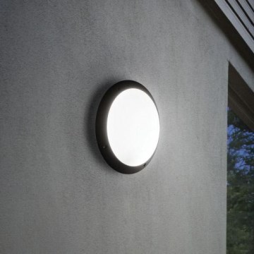 Ideal Lux - Applique murale extérieure POLAR 1xE27/23W/230V IP66 noire
