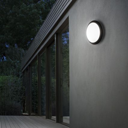 Ideal Lux - Applique murale extérieure POLAR 1xE27/23W/230V IP66 noire