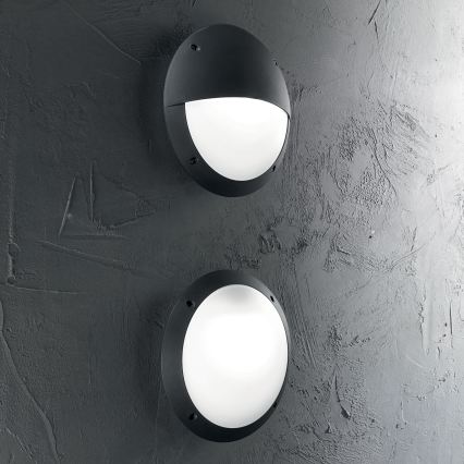 Ideal Lux - Applique murale extérieure POLAR 1xE27/23W/230V IP66 noire