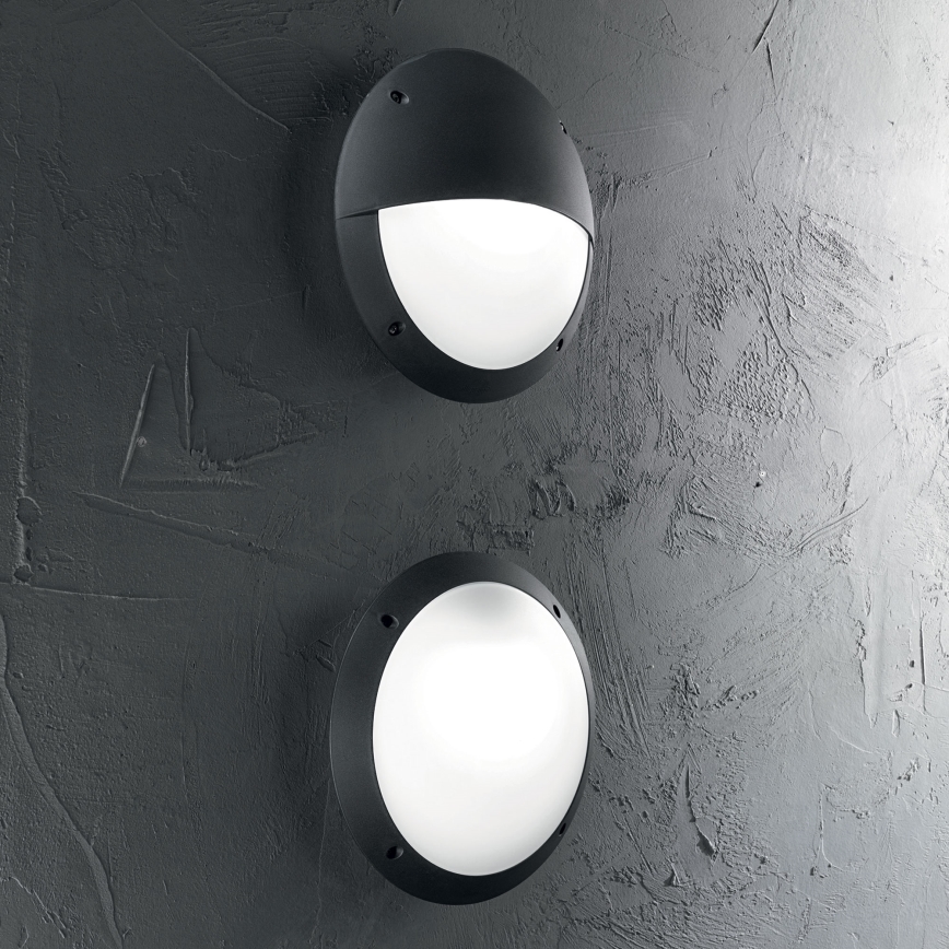 Ideal Lux - Applique murale extérieure POLAR 1xE27/23W/230V IP66 noire