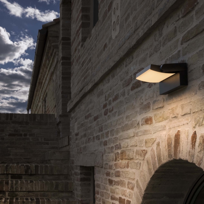 Ideal Lux - Applique murale extérieure SWIPE LED/21W/230V CRI 90 IP54 anthracite