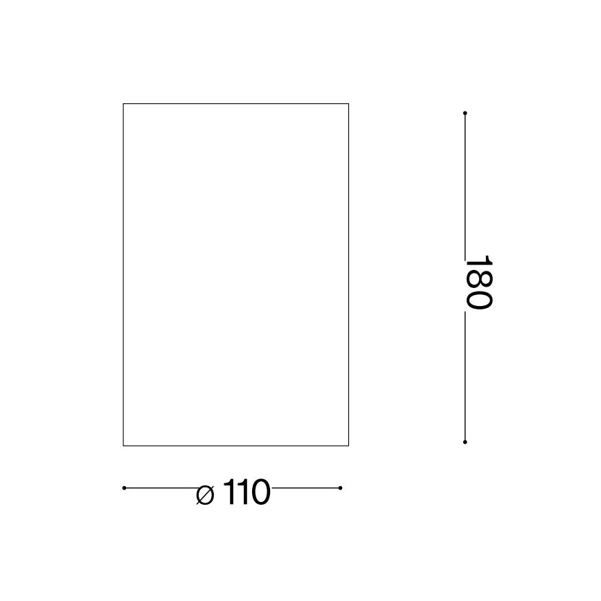 Ideal Lux - Applique murale FLASH 1xG9/40W/230V blanc