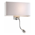 Ideal Lux - Applique murale flexible HOTEL 1xE27/60W + LED/1,5W/230V