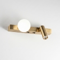 Ideal Lux - Applique murale LED BINOMIO 2xLED/3W/230V IRC 90 laiton