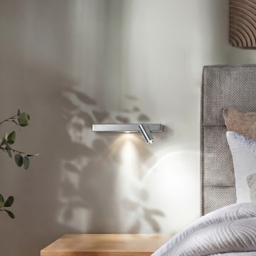 Ideal Lux - Applique murale LED BONNE 2xLED/6,5W/230V IRC 90 chrome mat