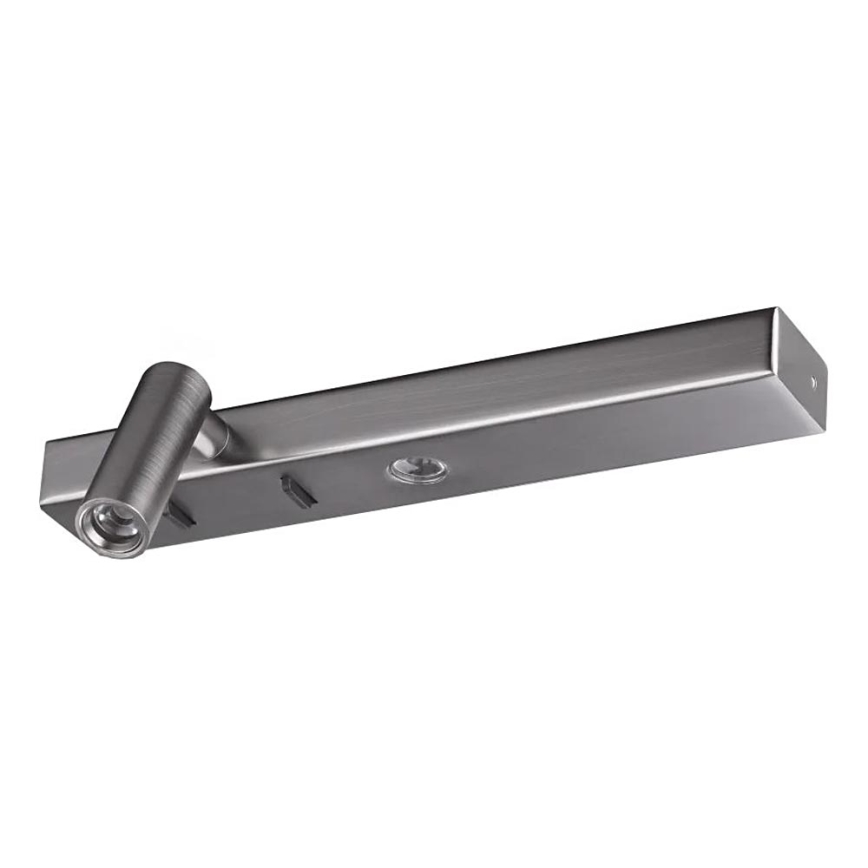 Ideal Lux - Applique murale LED BONNE LED/6,5W/230V IRC 90 chrome mat