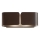 Ideal Lux - Applique murale LED CLIP 2xG9/3W/230V marron