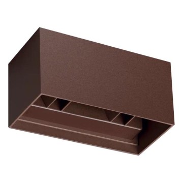 Ideal Lux - Applique murale LED d'extérieur ATOM LED/25W/230V IRC 90 IP54 marron